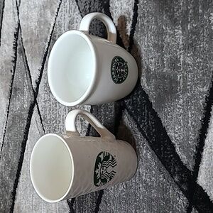 STARBUCKS CLASSIC MERMAID SIREN LOGO COFFEE CUP MUG BUNDLE